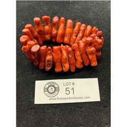 A Real Coral Bracelet