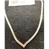 Image 2 : A Sterling Herringbone Necklace. ( V Neck)