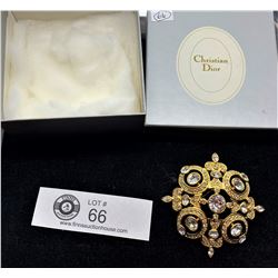 Christian Dior Brooch in Original Box