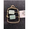 Image 2 : Unusual Sterling Wire and Jade Pendant