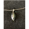 Image 2 : A Very Nice Sterling and Black Alaska Diamond Necklace and Earrings