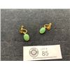 Image 1 : A Good Pair of Antique Jade Drop Earrings