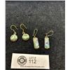 Image 1 : A Very Nice Pair of Sterling and Abalone Earrings