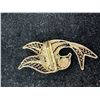 Image 2 : Vintage 1940's Sterling Filigree Bird Brooch