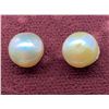 Image 2 : Nice Pair of Natural Pink Pearl Stud Earrings