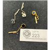 Image 1 : 4 Vintage Tie Studs