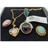 Image 2 : 5 Pieces of Vintage Stone Etc Jewelry