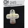 Image 2 : A Large & Heavy Angel Cross Pendant
