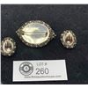 Image 2 : Italian Vintage Micromosaic Brooch + Earrings ( Nice Pieces)