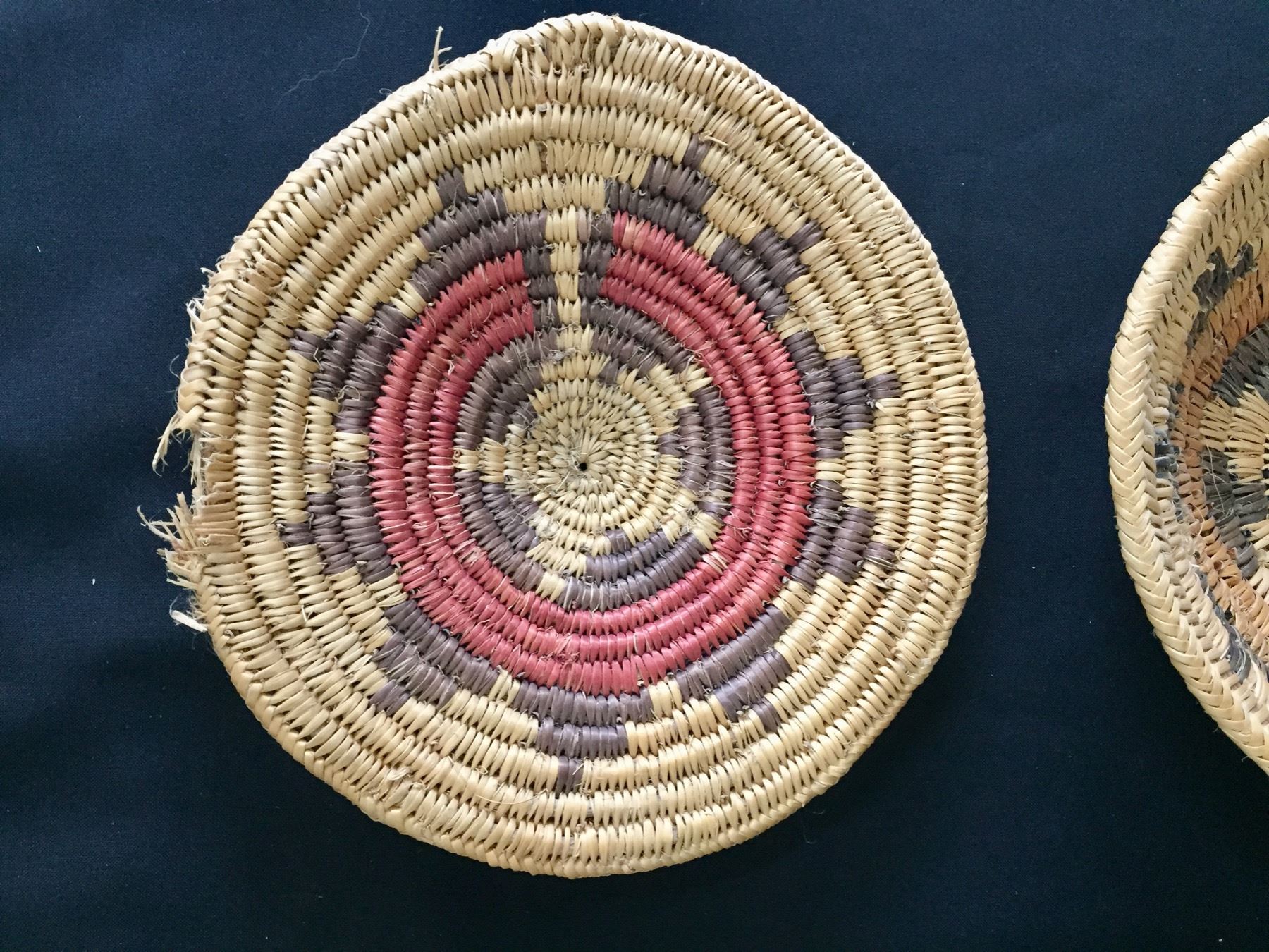 Group of Three Navajo Baskets