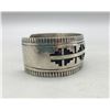 Image 2 : Sterling Silver Overlay Bracelet With Rug Pattern