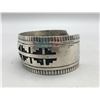 Image 5 : Sterling Silver Overlay Bracelet With Rug Pattern