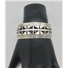 Image 7 : Sterling Silver Overlay Bracelet With Rug Pattern