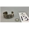 Image 9 : Sterling Silver Overlay Bracelet With Rug Pattern