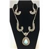 Image 10 : Unique Turquoise Necklace Set