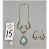 Image 12 : Unique Turquoise Necklace Set