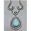 Image 3 : Unique Turquoise Necklace Set