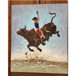 Original Oil Painting by Jimmy Yellowhair