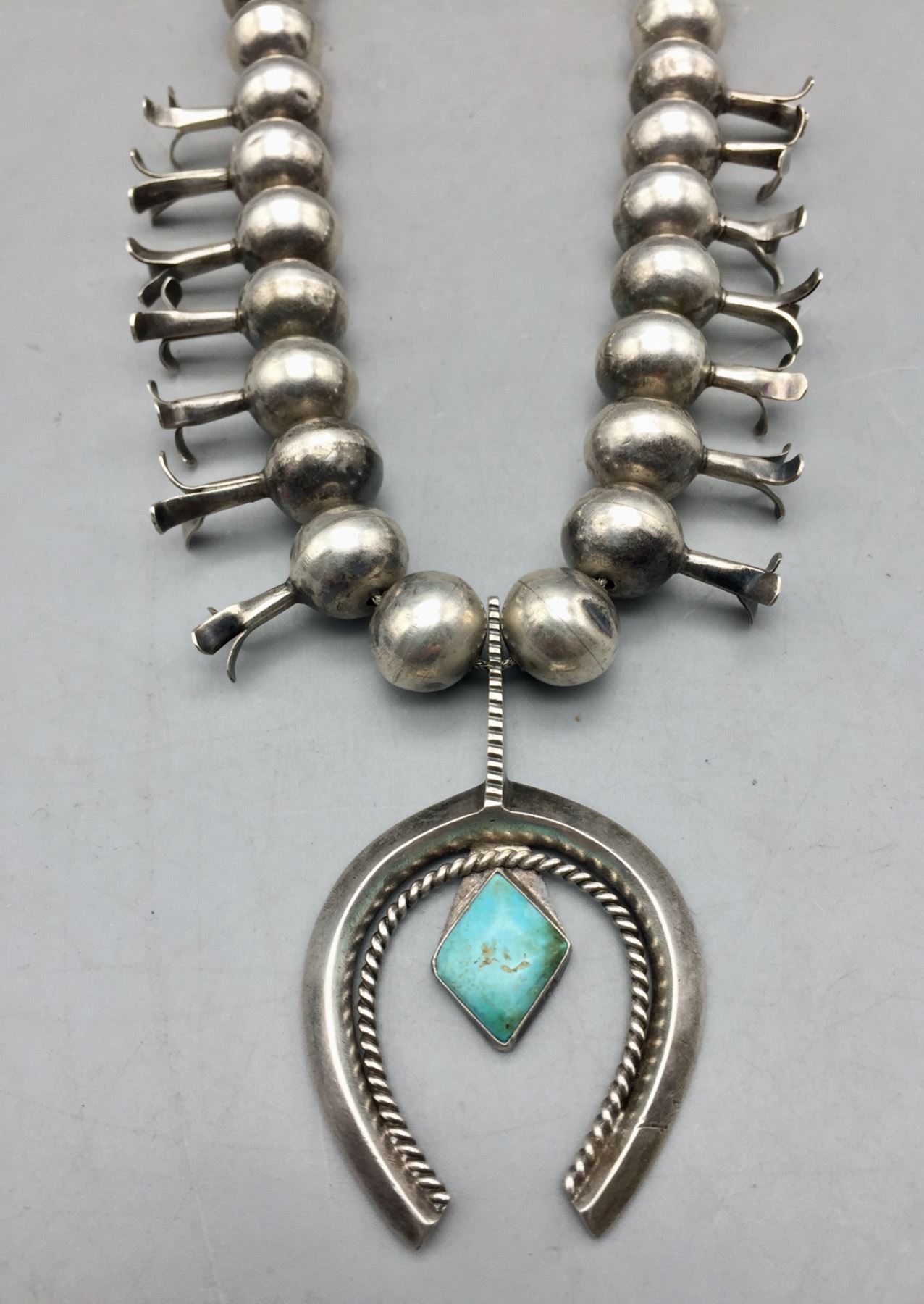 Vintage Squash Blossom Necklace