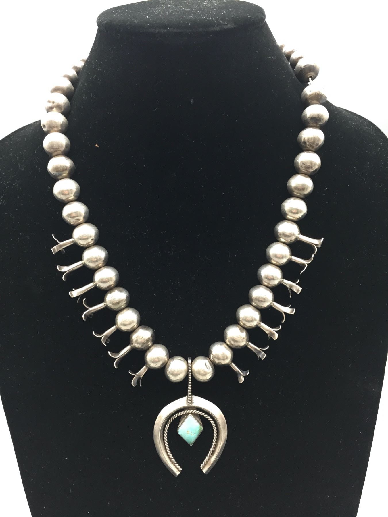 Vintage Squash Blossom Necklace