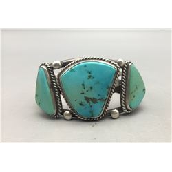 Vintage Three Stone Turquoise Bracelet