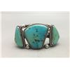 Image 1 : Vintage Three Stone Turquoise Bracelet