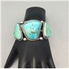 Image 7 : Vintage Three Stone Turquoise Bracelet