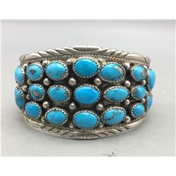 *SOLD* Turquoise Cluster Bracelet