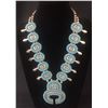 Image 11 : Turquoise Squash Blossom Necklace Set *SOLD*