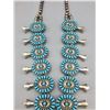 Image 4 : Turquoise Squash Blossom Necklace Set *SOLD*