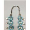 Image 5 : Turquoise Squash Blossom Necklace Set *SOLD*