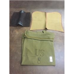 Military saddle pads and blanket