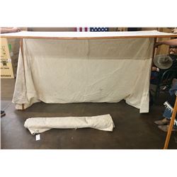 Canvas Tent and Bed Roll