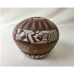 Hopi Pot by Lawrence Namoki