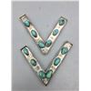 Image 1 : Vintage Turquoise Collar Tips