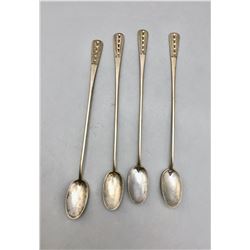 4 Old Handmade Navajo Spoons