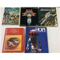 Group of Five Hardback Books on Native Americana