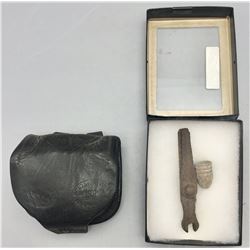Civil War Era Patch Box, Gun Tool and Bullet