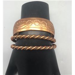 Three Copper Bracelets