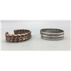 Image 3 : Vintage Copper and Sterling Silver Bracelets