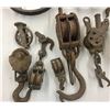 Image 4 : Group of Antique Pulleys