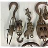 Image 5 : Group of Antique Pulleys