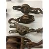Image 8 : Group of Antique Pulleys