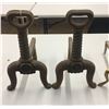 Image 2 : Two Pairs of Antique Andirons