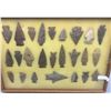 Image 1 : Frame of Prehistoric Arrowheads