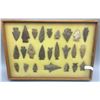 Image 2 : Frame of Prehistoric Arrowheads