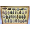 Image 2 : Frame of Prehistoric Arrowheads