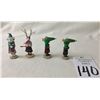 Image 8 : Group of Four Miniature Hopi Kachinas