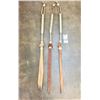 Image 10 : Three Hand Braided Rawhide Quirts by Jesus Benitez