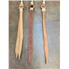 Image 6 : Three Hand Braided Rawhide Quirts by Jesus Benitez